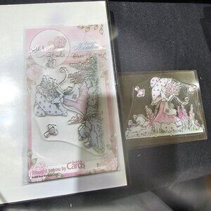 Scrapbooking clear stamp LOT** Wild Rose Studio plus More baby, family